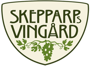 Skepparps vingård logo.